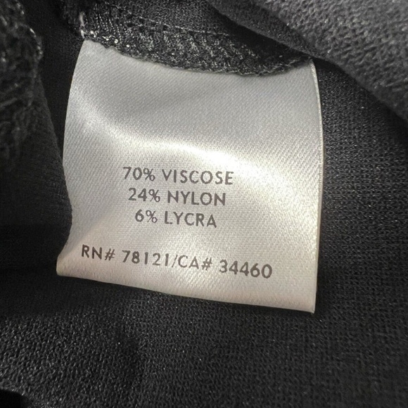 Eileen Fisher Pants Women XS Black Stretch Crepe Slim Ankle Capsule Wardrobe - Picture 6 of 11